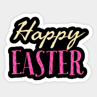 Happy Easter Cool Funny Easter Christian Sticker